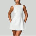 Sexy Slim-Fitting Backless Dress Summer Sleeveless Short Dresses