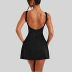 Sexy Slim-Fitting Backless Dress Summer Sleeveless Short Dresses